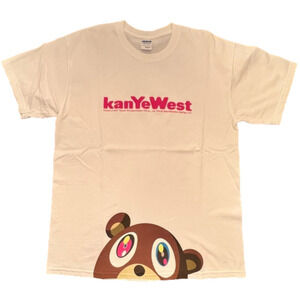 Kanye West *vintage* 2007 Glow In The Dark Tour tee, white, size large